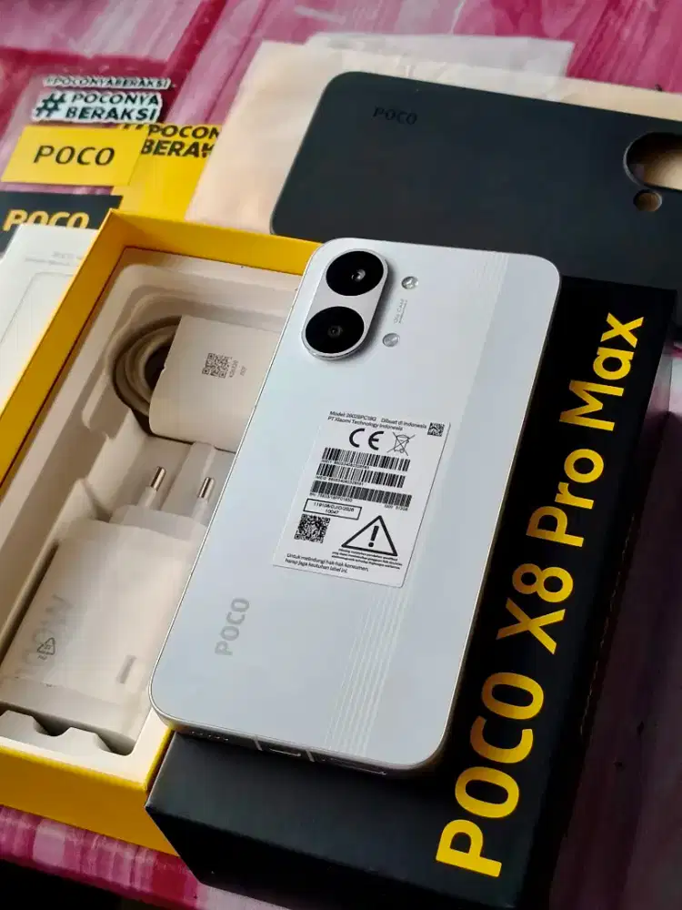 Poco X8 Pro Max 12+12/512gb komplit ori mulus 2 minggu pake