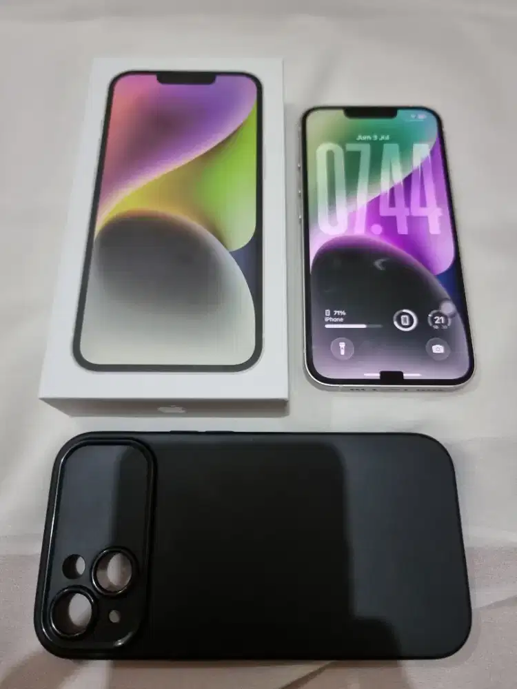 Iphone 14 128gb white simlock wifi only 5G fullset inter LL/A