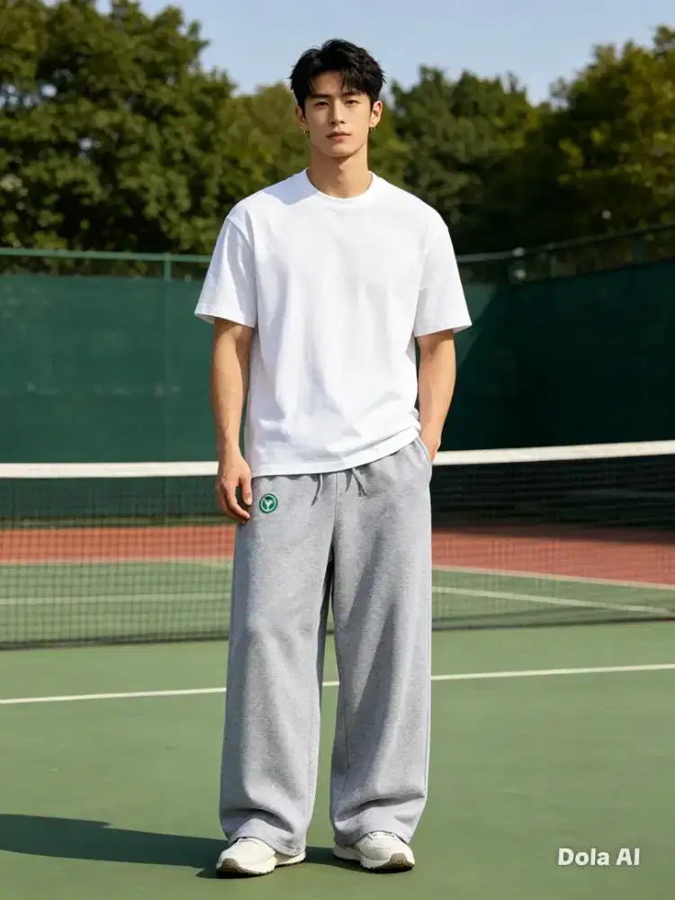 Celana Sweatpants Pria/Wanita Bahan Fleece Tebal Premium