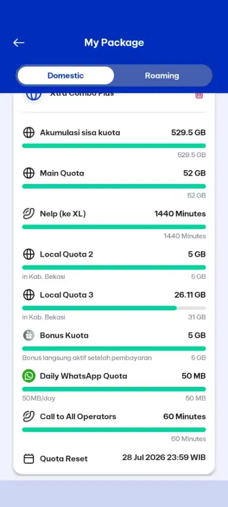 Kartu sakti XL Xtra Combo diskon 76%