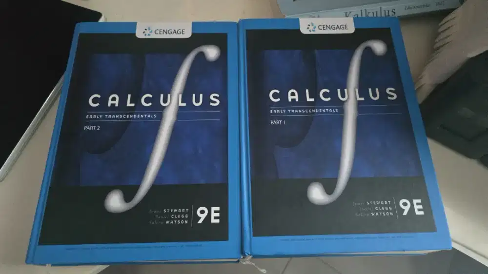 Buku kalkulus 1 dan 2 James stewart hard cover