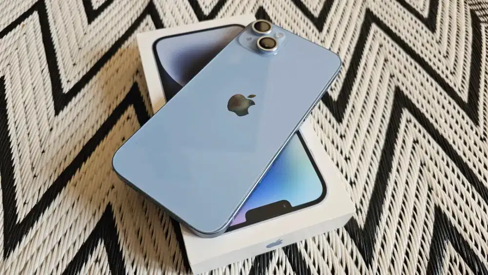 IPHONE 14 PLUS Blue 128Gb, PA/A Ex Ibox Fullset Terawat