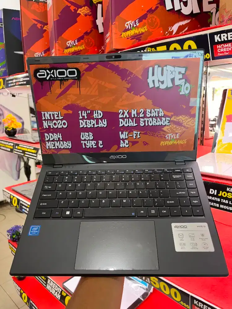 LAPTOP BARU ADA DISKON NIH | AXIOO HYPE 10 | BISA KREDIT TANPA DP