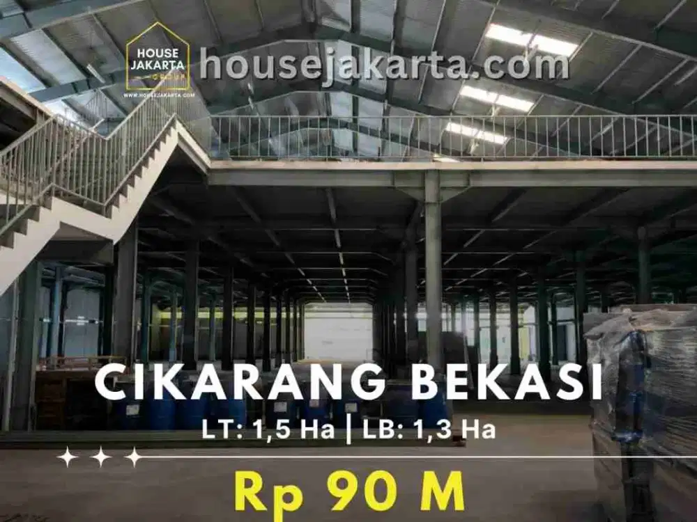 dijual ex pabrik bangunan kawasan industri cikarang masih layak pakai
