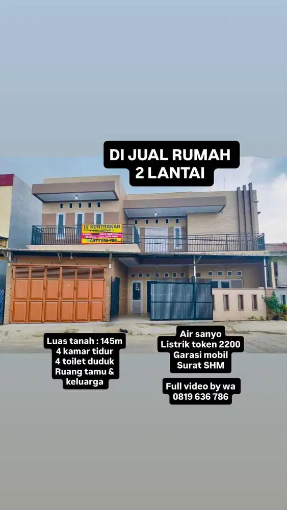 DI JUAL RUMAH 2 LANTAI (SERANG)