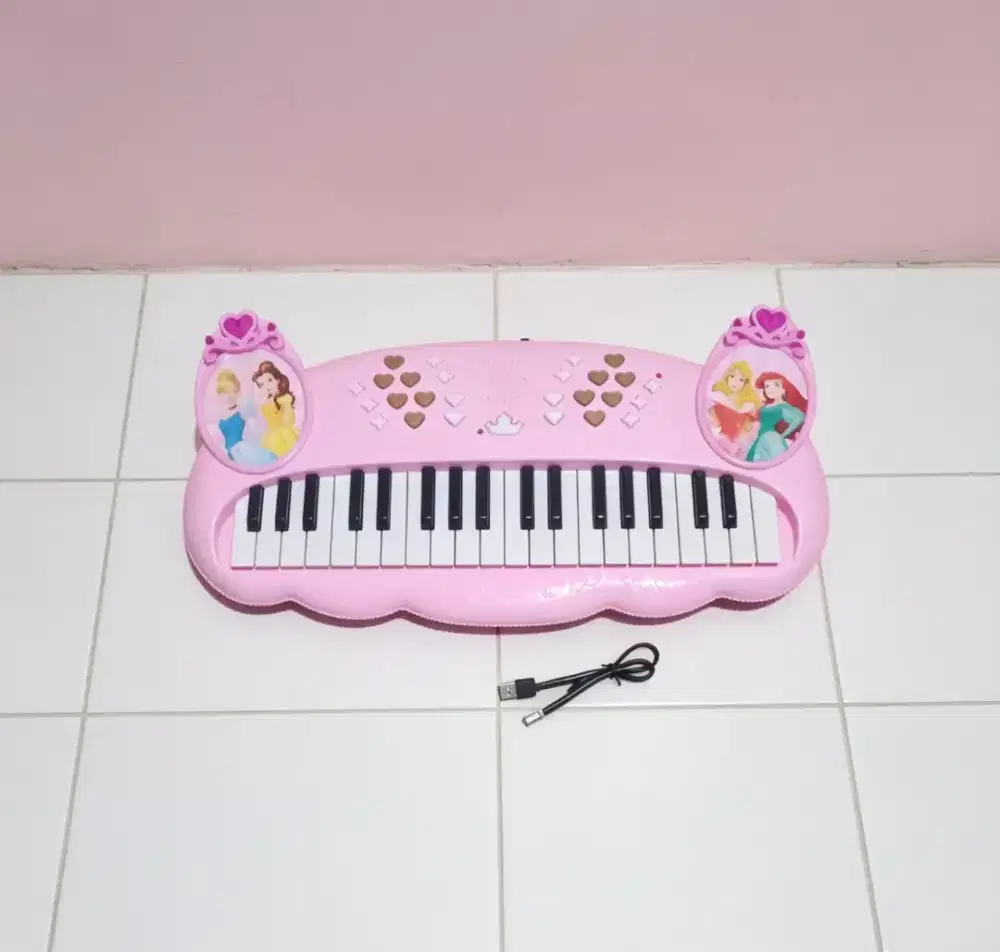 Mainan anak piano charger