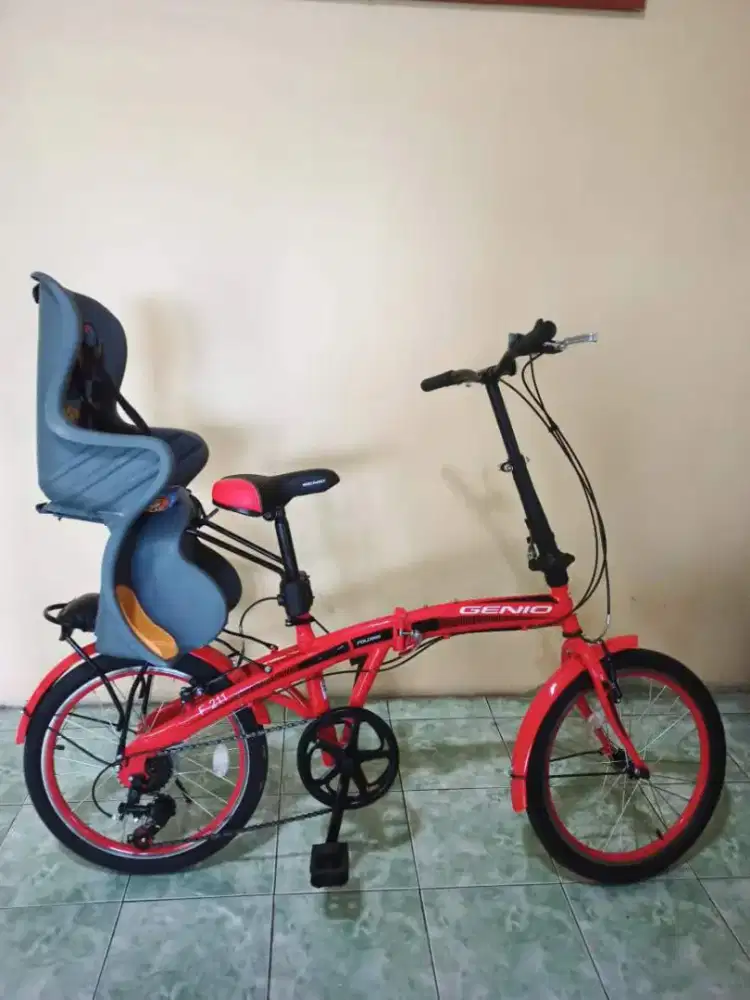 Sepeda lipat genio bonus kursi