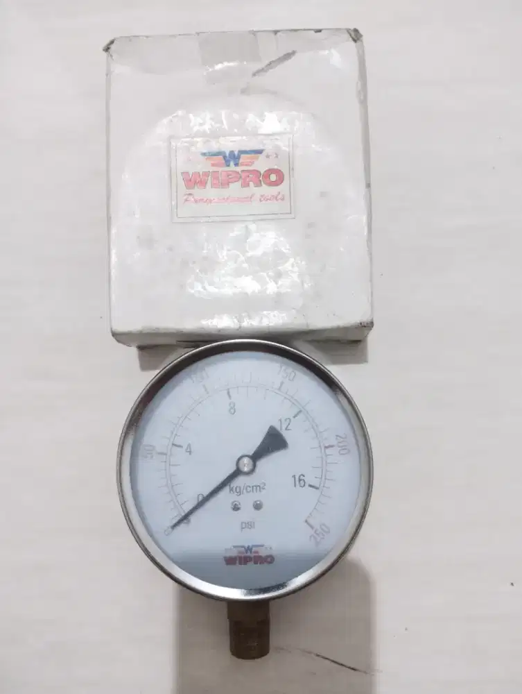 WIPRO Manometer Tekanan angin - Pressure Gauge 16 KG