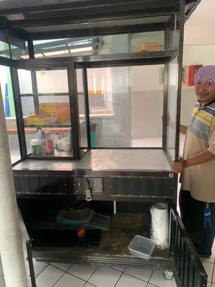 Grobak bekas bakso masih bagus jarang digunakan