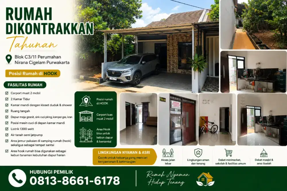 RUMAH DIKONTRAKKAN TAHUNAN