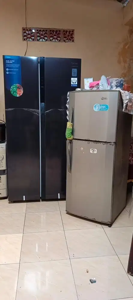Kulkas Midea Side by Side 2 pintu