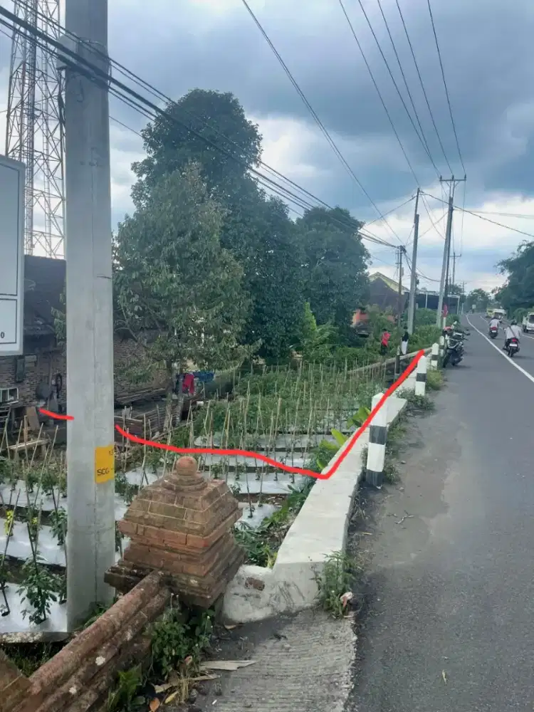 Dijual tanah 250M bukan jual motor (SHM)