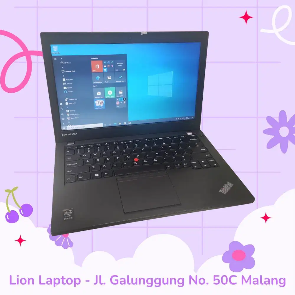 RAM 8GB SSD 256GB Core i5 Murah Lenovo Thinkpad X240 [03|07]