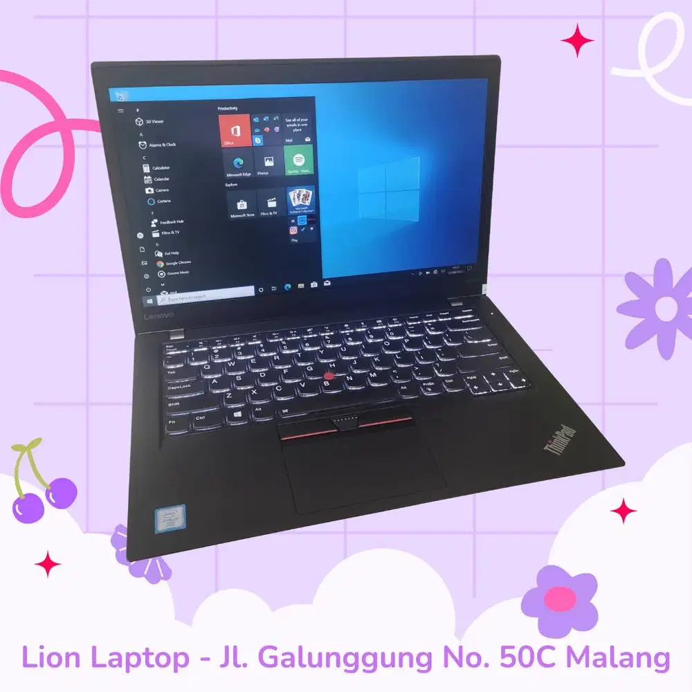 RAM 8GB SSD 256GB Core i5 Touchscreen SLIM Lenovo Thinkpad T470s [03|0