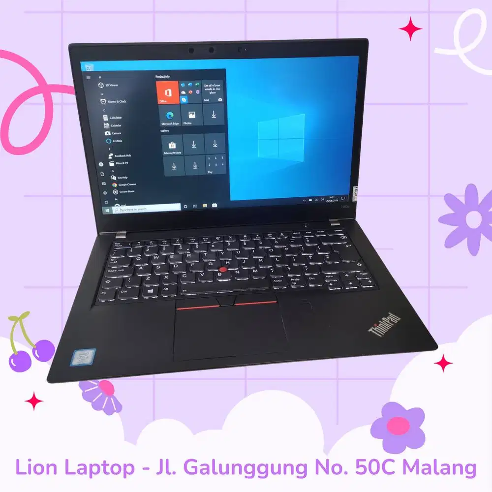 RAM 8GB Core i5 gen 8 Lenovo Thinkpad T480s SLIM [03|07]