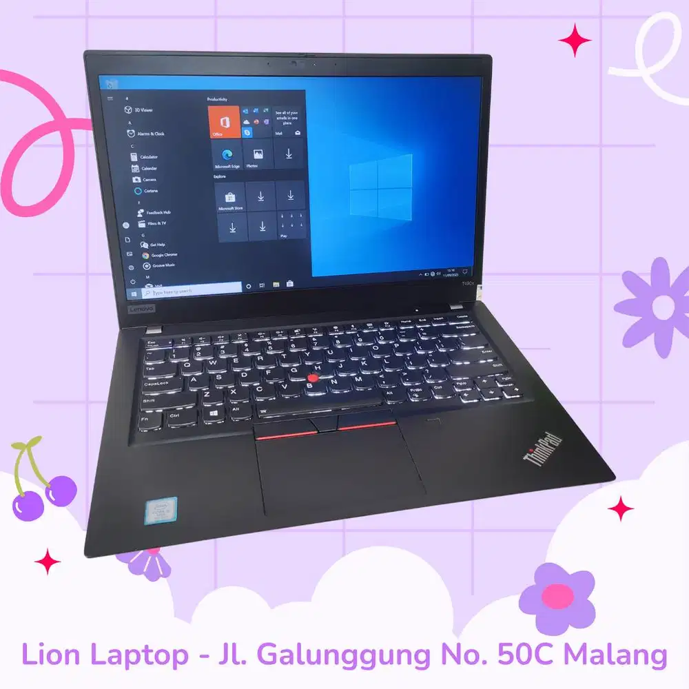 RAM 16GB SSD 256GB Core i5 Slim Lenovo Thinkpad T490s [03|07]