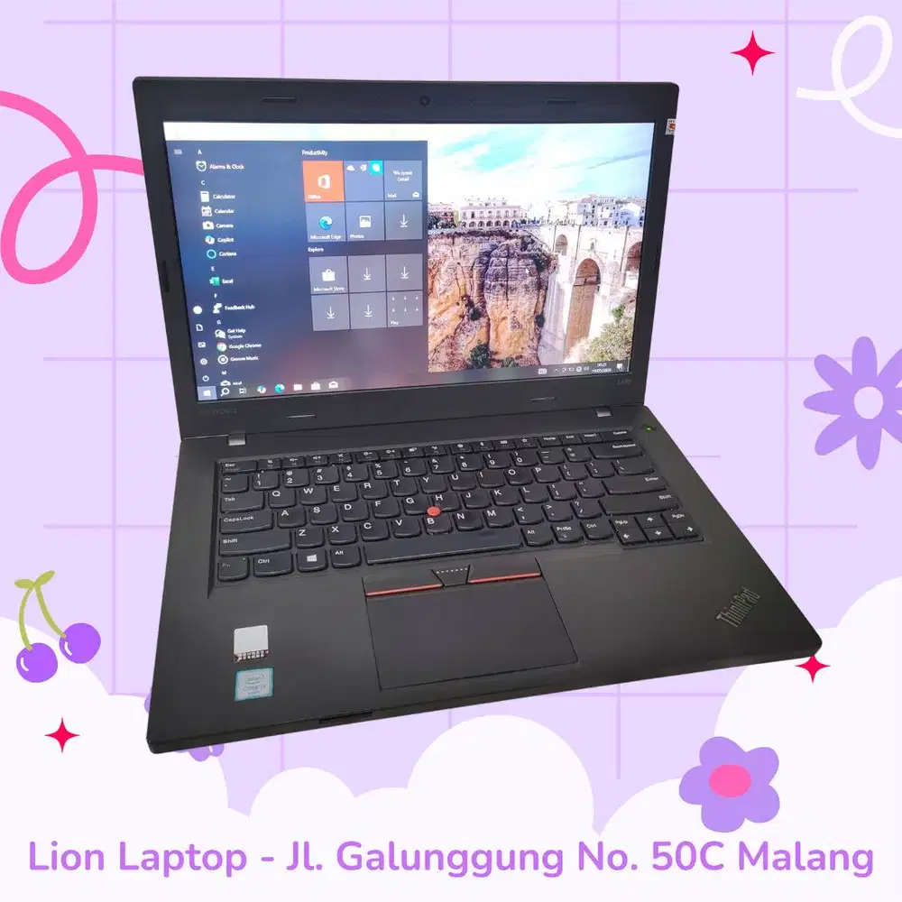 RAM 8GB Core i5 SSD Murah Lenovo Thinkpad L470 [03|07]