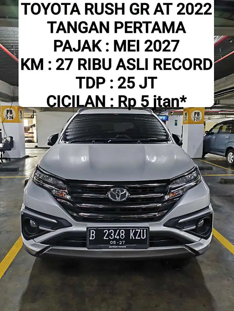 Toyota Rush GR AT 2022 Tangan Pertama Low KM
