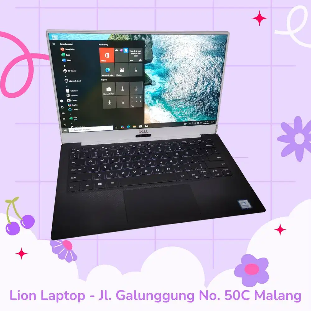 Slim & Ringan Core i5 RAM 8 SSD 256 DELL XPS 13 9370 [03|07]