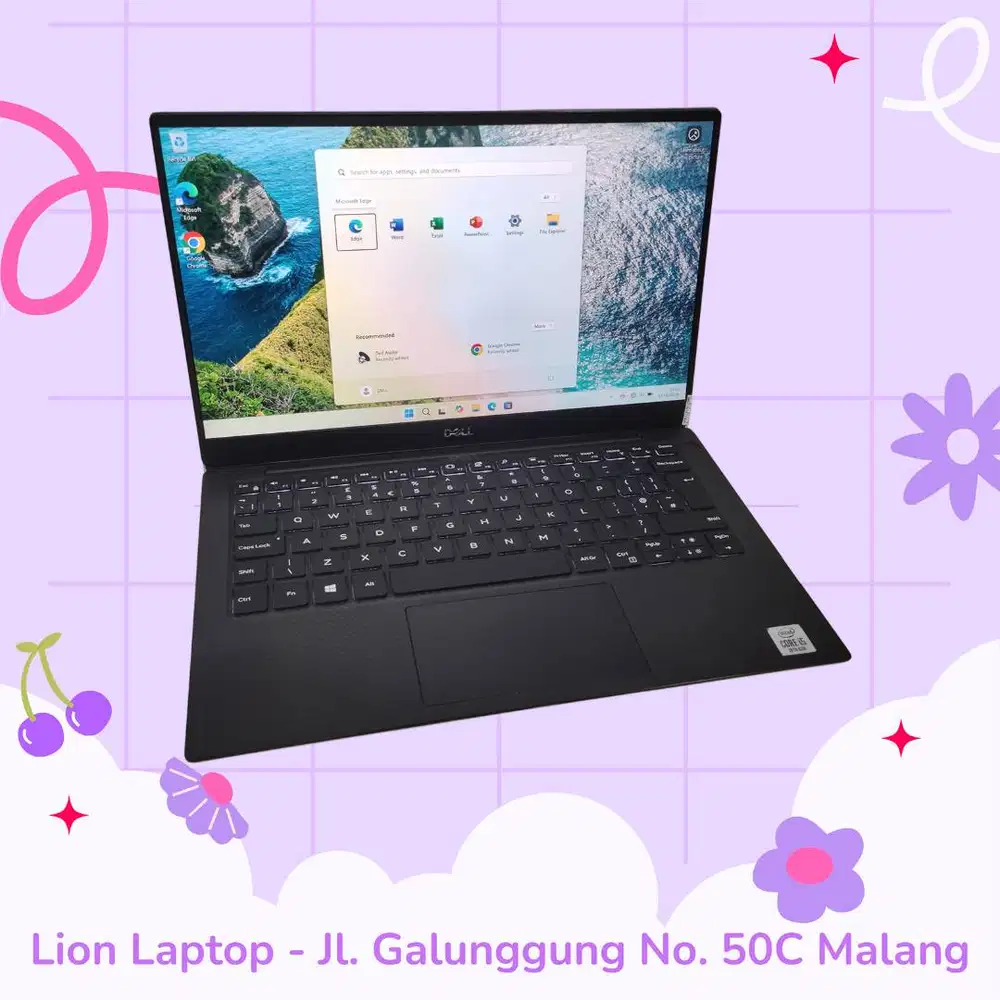 Slim & Ringan Core i5 gen 10 RAM 8 SSD 256 DELL XPS 13 7390 [03|07]