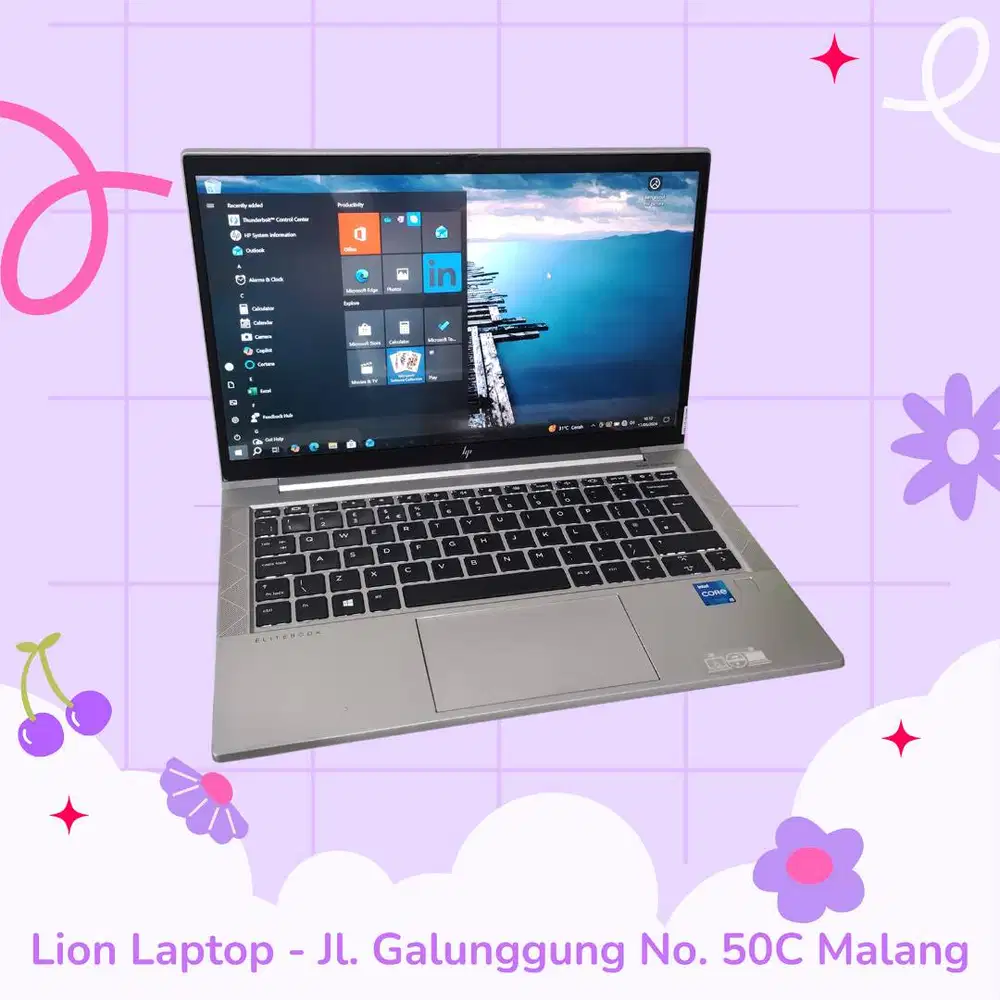 Alumunium Body Core i5 Gen 11 8/256 Slim HP Elitebook 830 G8 [03|07]