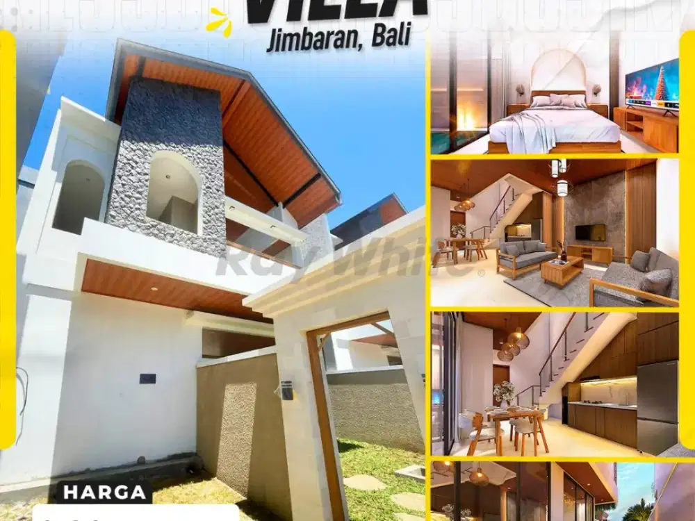 Luxury Private Villa Modern Tropis 2 Lantai Kolam Renang Pribadi One Gate System Eksklusif di Jimbaran Bali