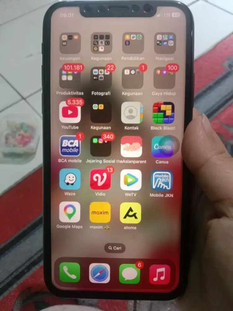Dijual hp iphone x 256gb murah bisa nego