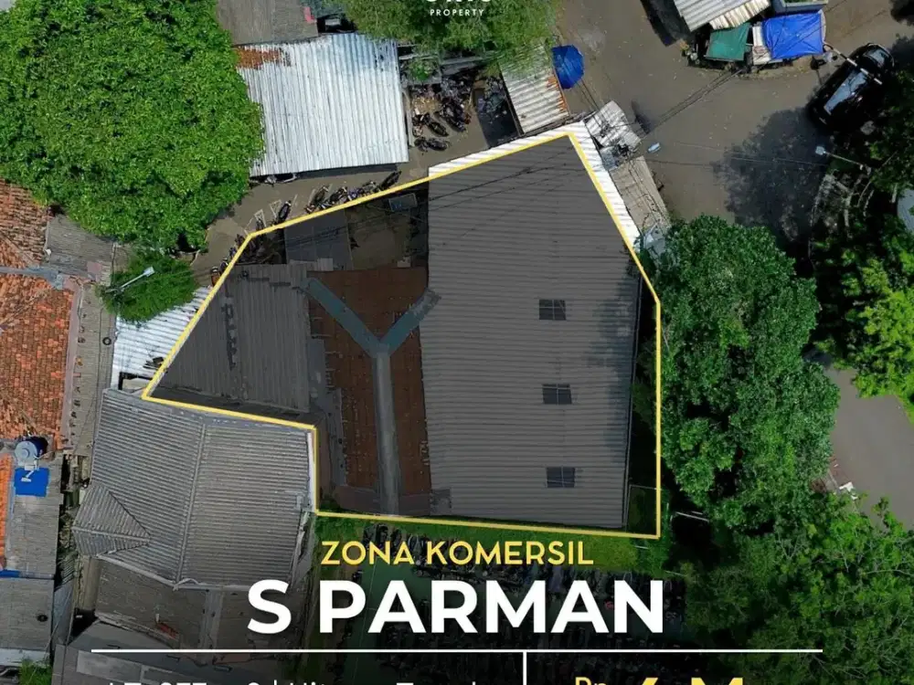 For Sale Zona Komersil Cocok untuk Usaha, Kantor di S Parman