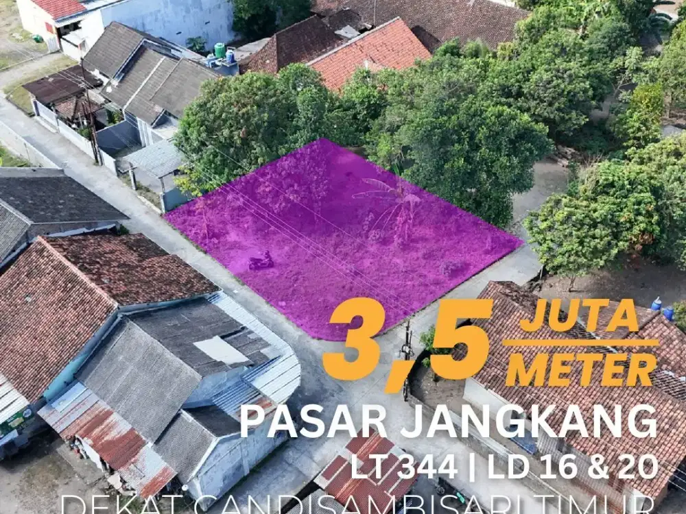 Jual Tanah Dekat Candi Sambisari Timur Puskesmas Purwomartani