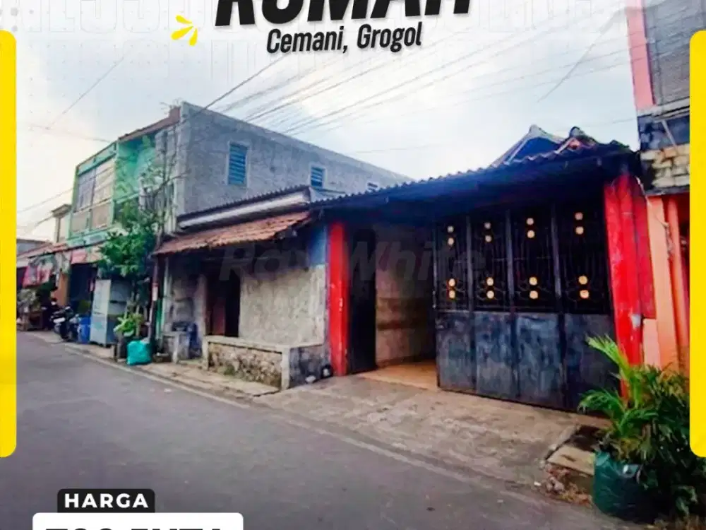 Dijual Rumah Lebar Depan 10m Hadap Selatan Strategis Siap Huni di Jl. Sidomulyo Cemani Grogol Sukoharjo