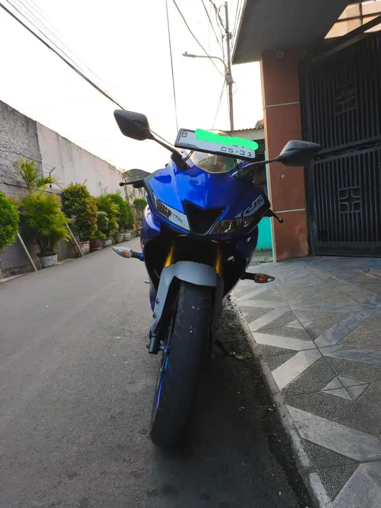 Yamaha R15 V3 Blue On Grey Tahun 2021