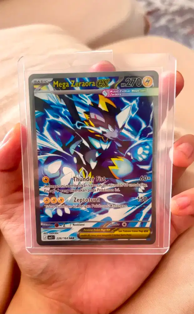 ID Ancaman Bayangan Mega Zeraora EX SAR MA5 #226/164 NM