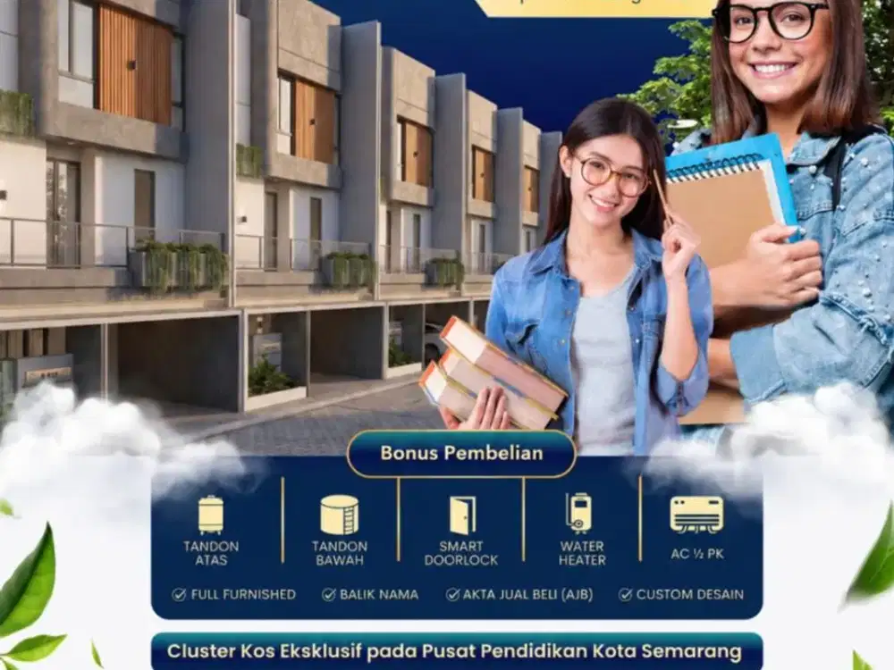Kost Baru Dekat Undip Semarang: Free Desain + Full Furnish & AC Tiap Kamar