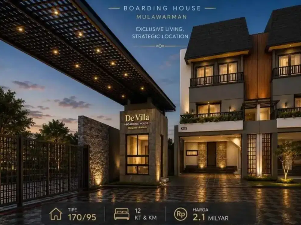 Kost Exclusive Mulawarman Selatan: Hanya 50 Meter dari Jalan Raya!