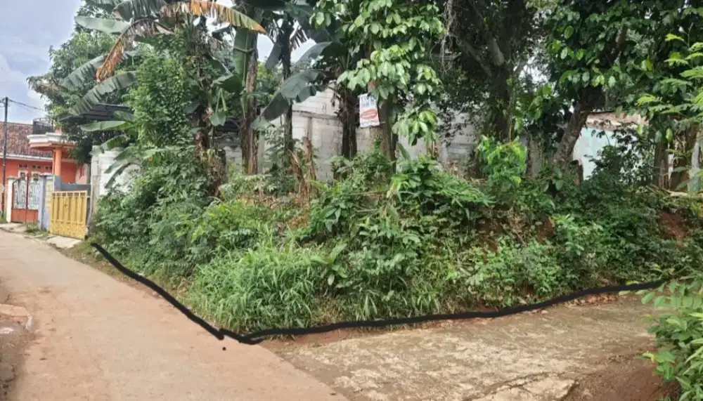 Dijual tanah darat / kebun luas 315, SHM,