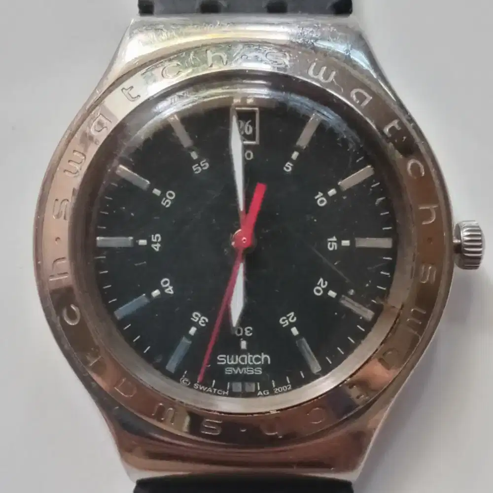 Jam Tangan Swatch Irony Swiss Preloved Minus