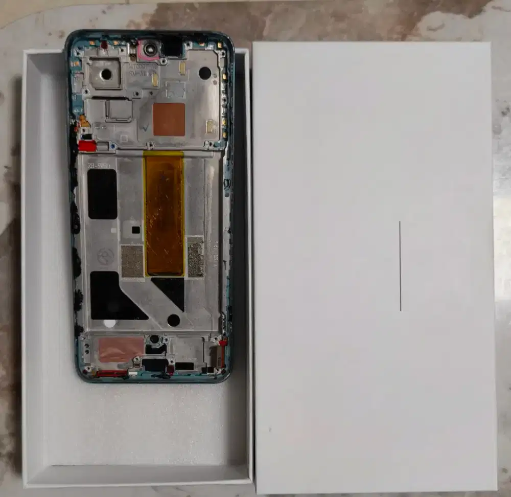 LCD Amoled original bawaan Hp Vivo X60 5g Fullset + Antena+ bezel