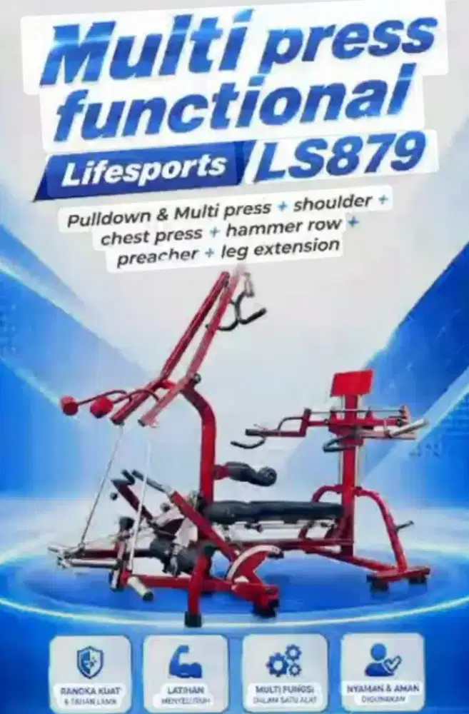 LifeSports Multi Press Functional LS879 New
