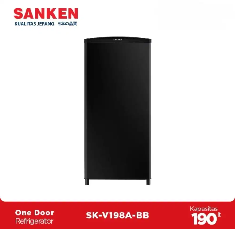 KULKAS 1 PINTU SANKEN SK-V198A-BB
