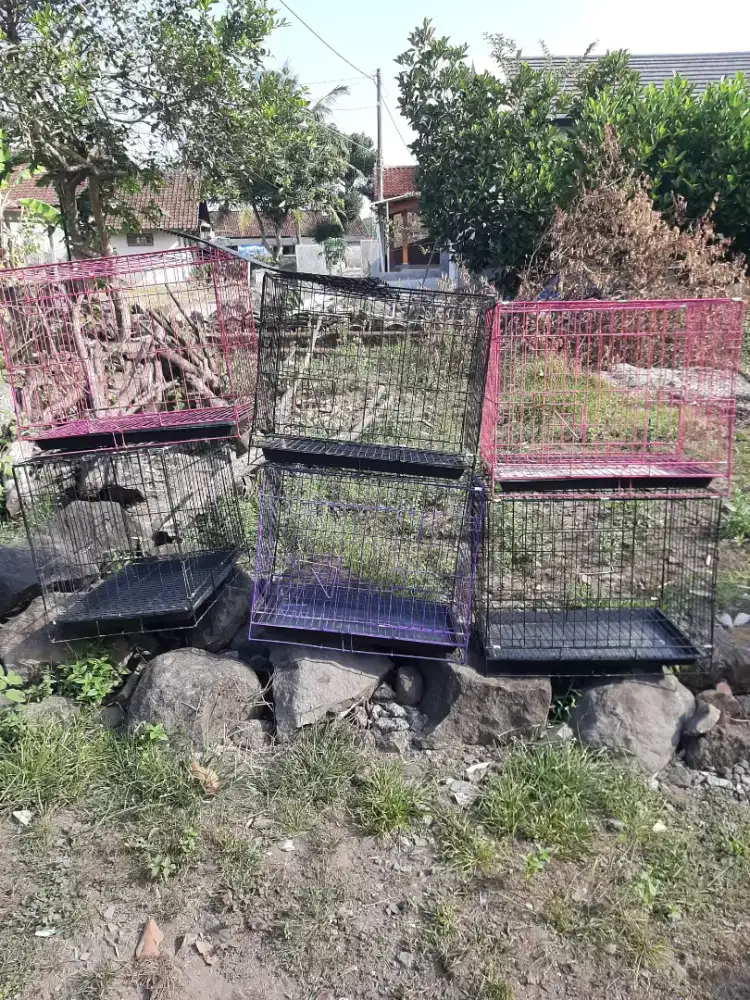 Kandang kucing lipat bekas size 60