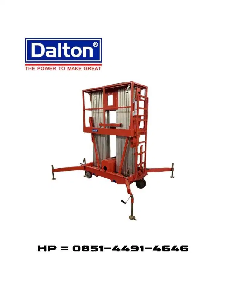 GTWY Double Mast Aluminium Lift Platform 12-2000 DALTON