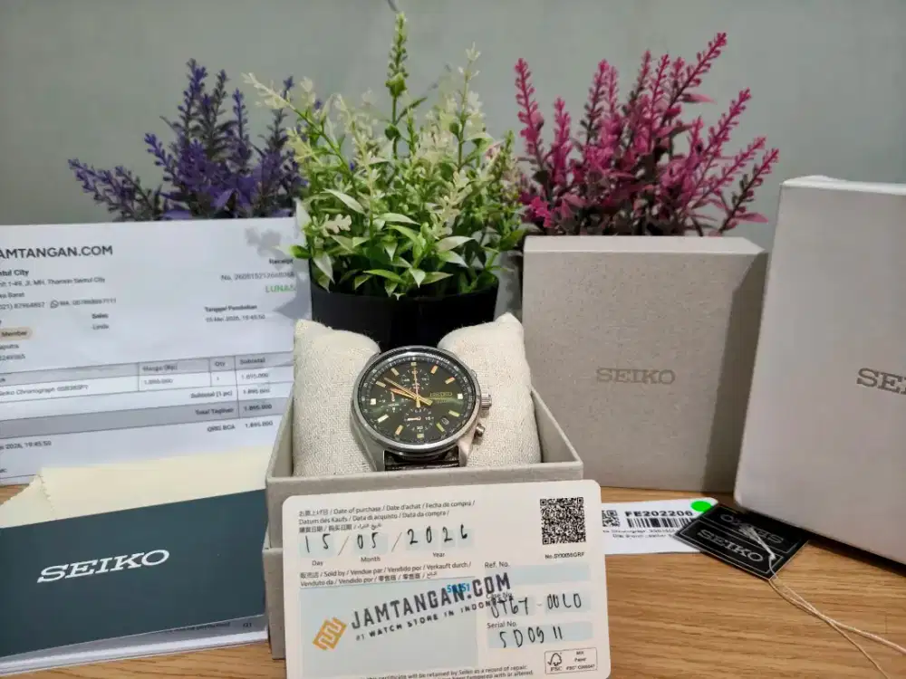 Jam Tangan Pria Casio Chronograph SSB385P1