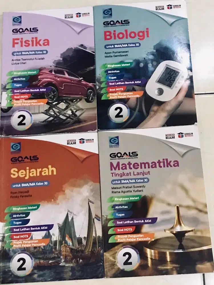 BUKU Cetak SMA Kelas 11 Kurikulum Merdeka