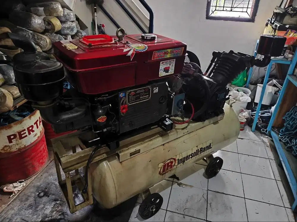 Kompresor Diesel 26HP Dong Feng Head Ingersoll Rand IR2545 Heavy Duty