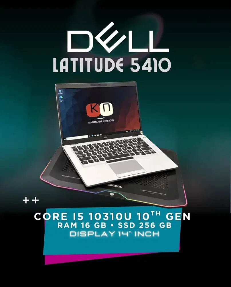 Dell Latitude 5410 Core i5 10310U RAM 16GB 256GB Layar 14inch