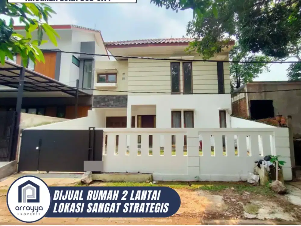 DIJUAL RUMAH 2 LNATAI LOKASI SANGAT STRATEGIS DI ANGGREK LOKA BSD CITY (ARB125)