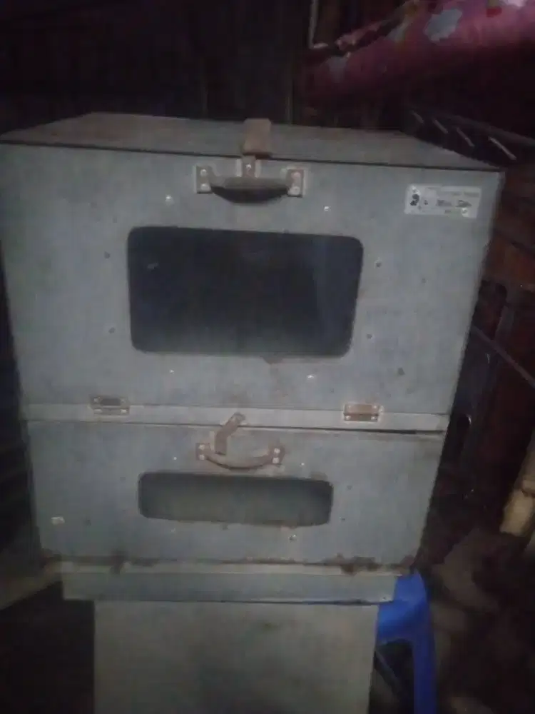 oven silver bekas + tabung gas