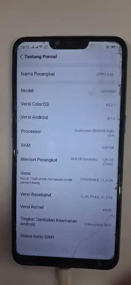 Jual hp oppo a3s