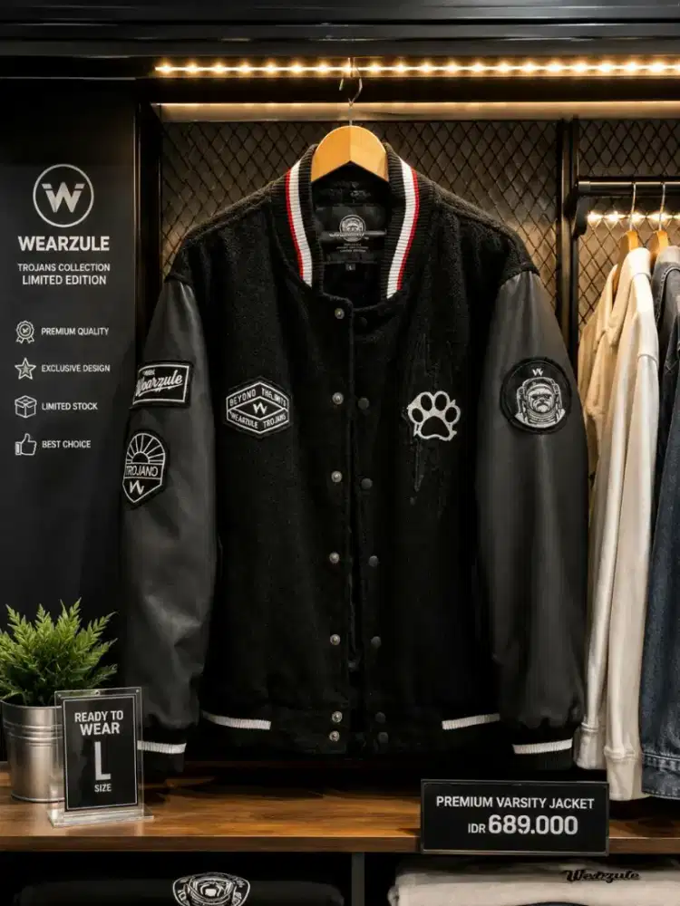 Jaket Varsity Space Collection Limited Series Merk Iwearzule, Size L