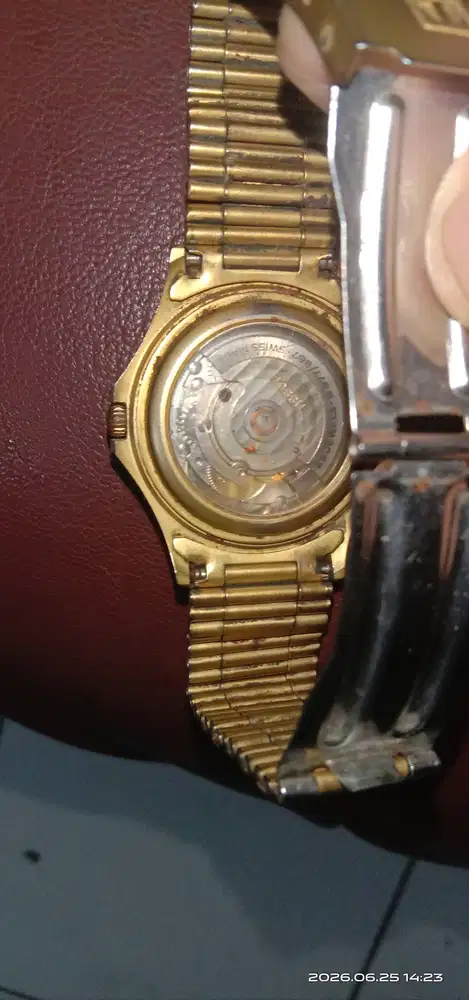 JUDUL IKLAN:Tissot Seastar Automatic Vintage B991/992 Gold Dial - Swis